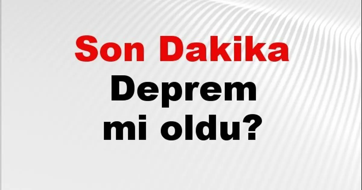 Son dakika Hakkari'de deprem mi oldu? Az önce deprem Hakkari'de nerede oldu? Hakkari deprem Kandilli ve AFAD son depremler listesi 15 Nisan 2026